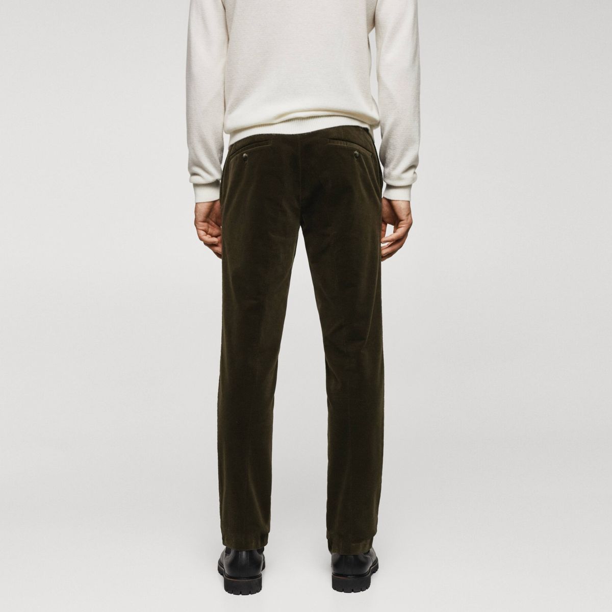 MANGO MAN - Pantalón Slim Fit Micropana Hombre Mango Man