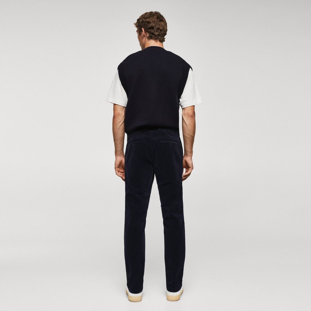 MANGO MAN - Pantalón Slim Fit Micropana Hombre Mango Man