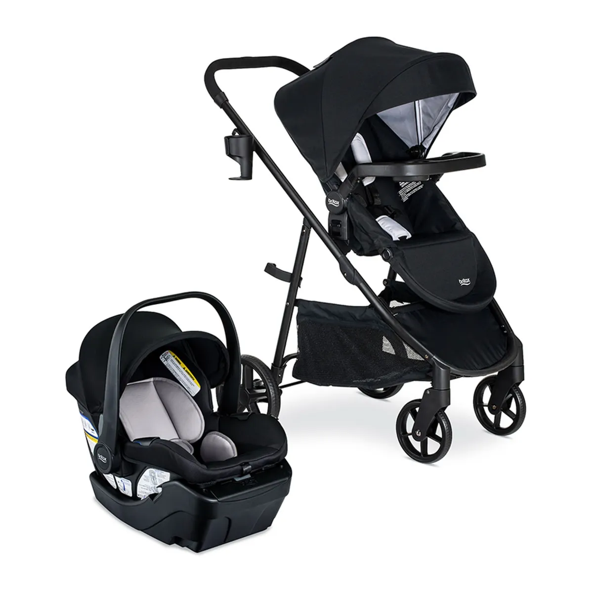 BRITAX - Coche Bebe Travel System Brook Willow Onix Glacier Britax