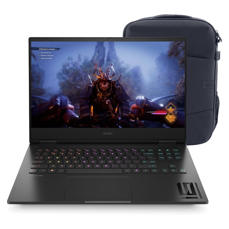 HP - Notebook Gamer HP Gamer OMEN 16-WF0002LA Intel Core i9-13900HX 32GB RAM 1TB SSD RTX4070 16,1" 165Hz + Mochila