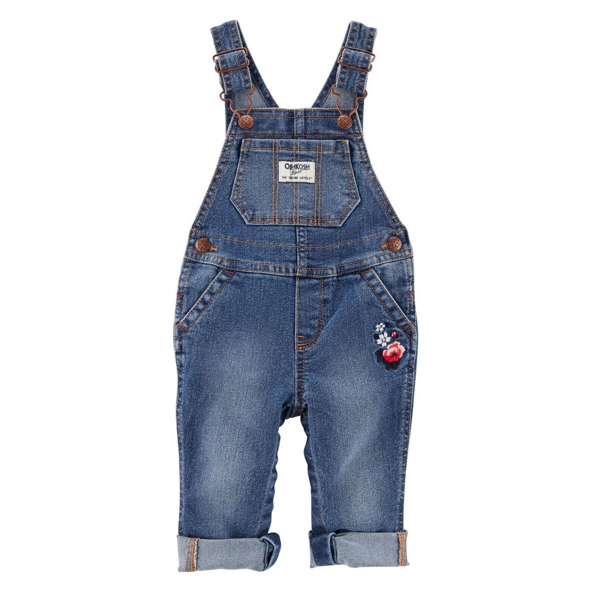 OSHKOSH - Jardinera Mezclilla Bebé Niña Oshkosh