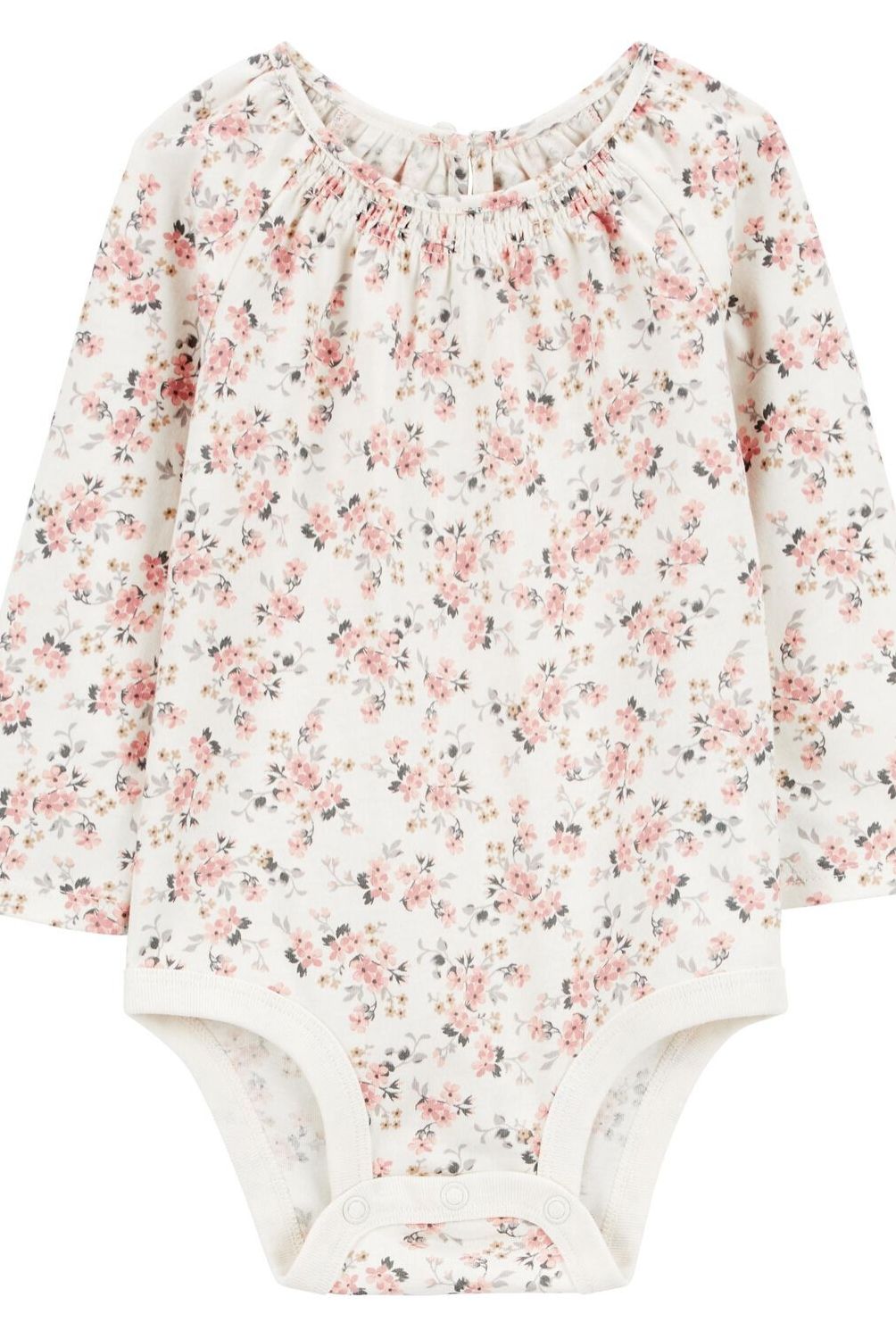 OSHKOSH - Body Algodón Floral Bebé Niña Oshkosh