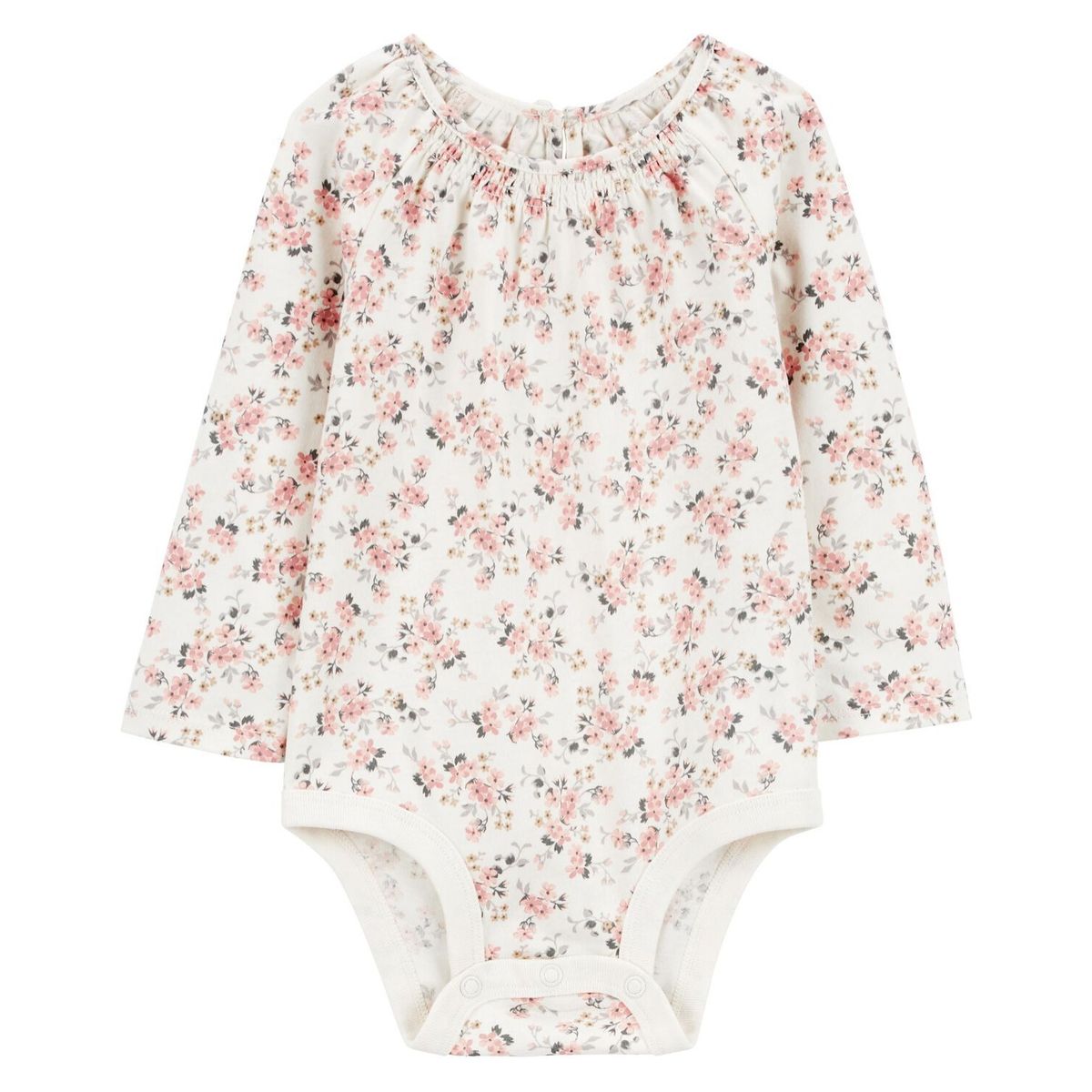 OSHKOSH - Body Algodón Floral Bebé Niña Oshkosh