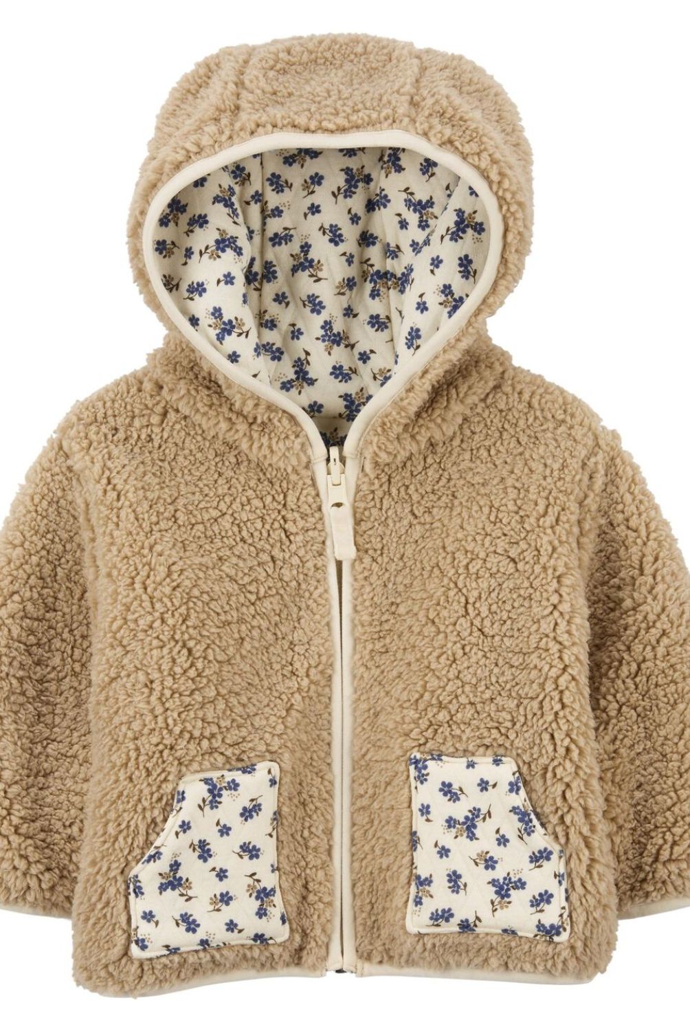 CARTER'S - Chaqueta Reversible Forro De Sherpa 2 En 1 Bebé Niña Carter's