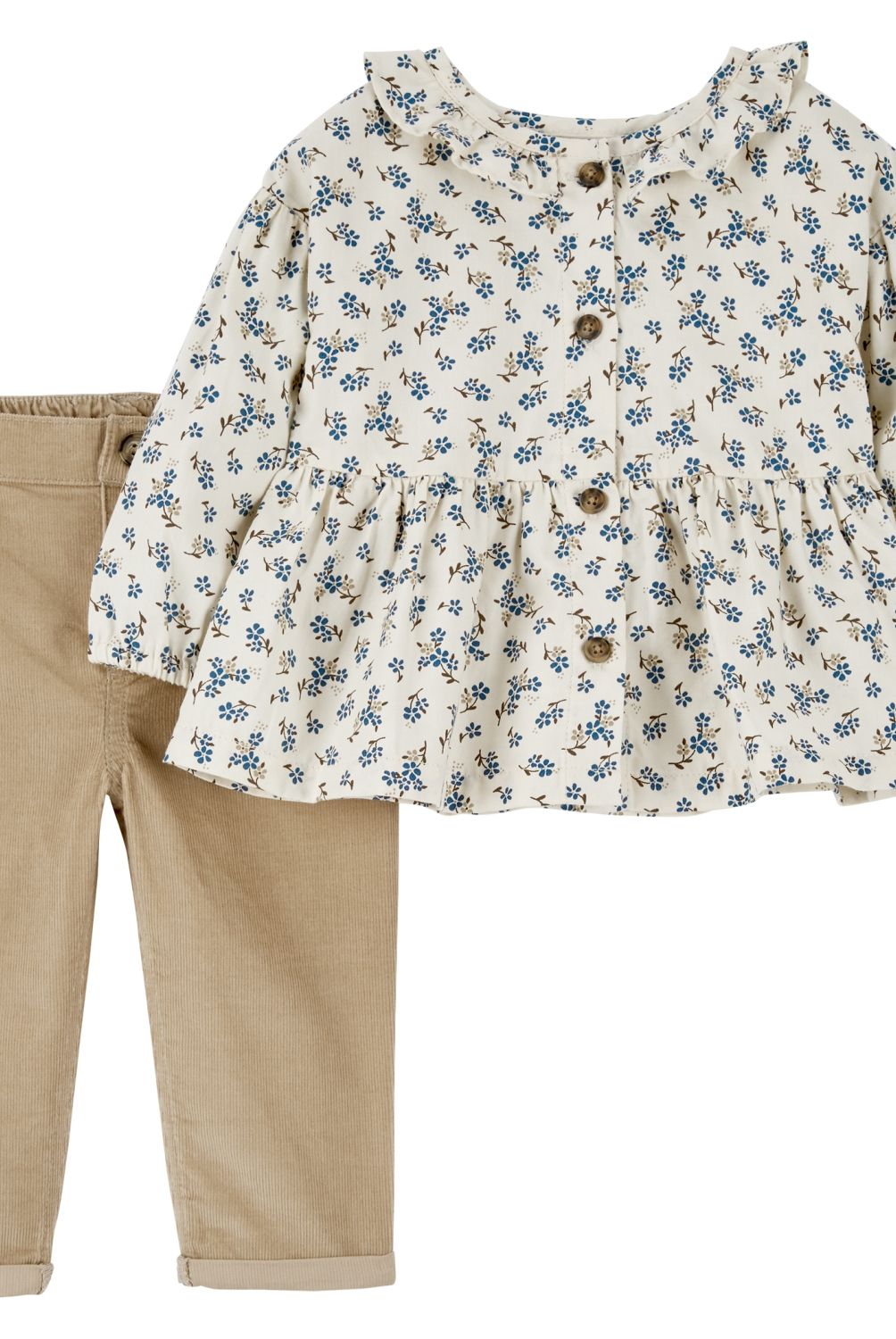 CARTER'S - Conjunto 2 Piezas Blusa Y Pantalón Bebé Niña Carter's