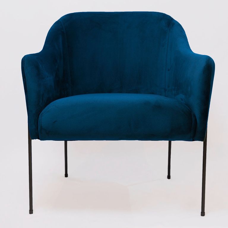 DECOCASA Poltrona Terciopelo Undefined Hebe