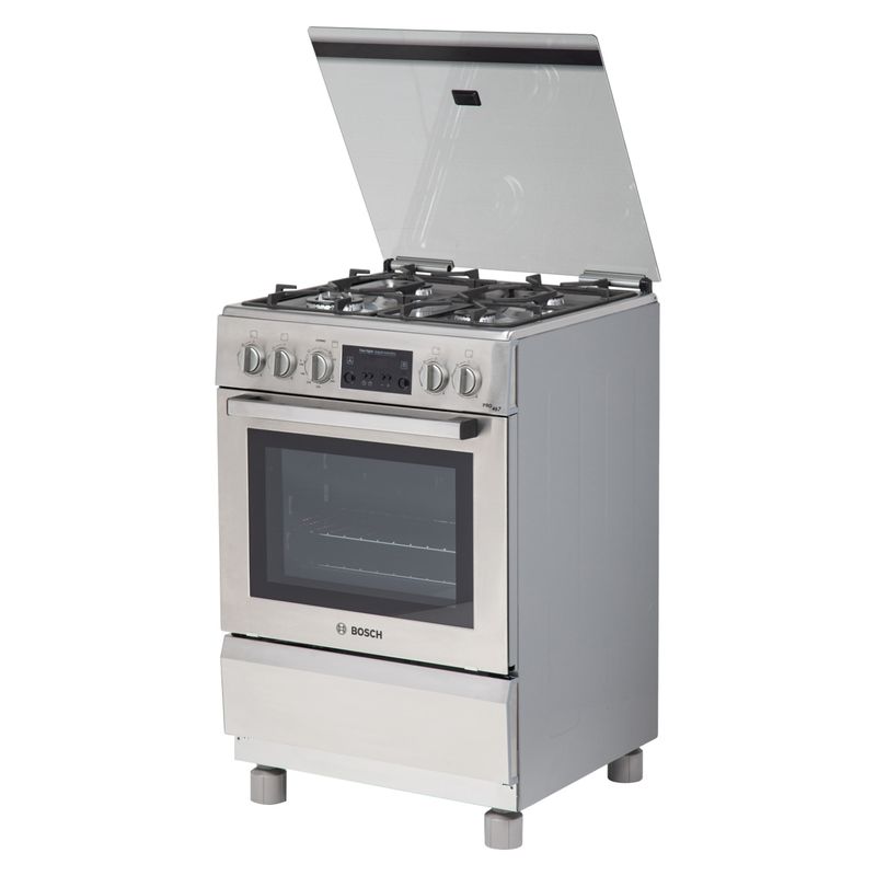BOSCH - Cocinas a Gas 4 Quemadores Horno de 51 Lt con Grill Multigas HSG75I42SE Bosch
