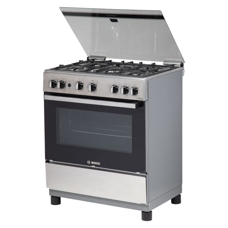BOSCH - Cocina 5 Quemadores Horno De 84.5 Lt Con Grill Gas Licuado Hsk45I20Se Bosch