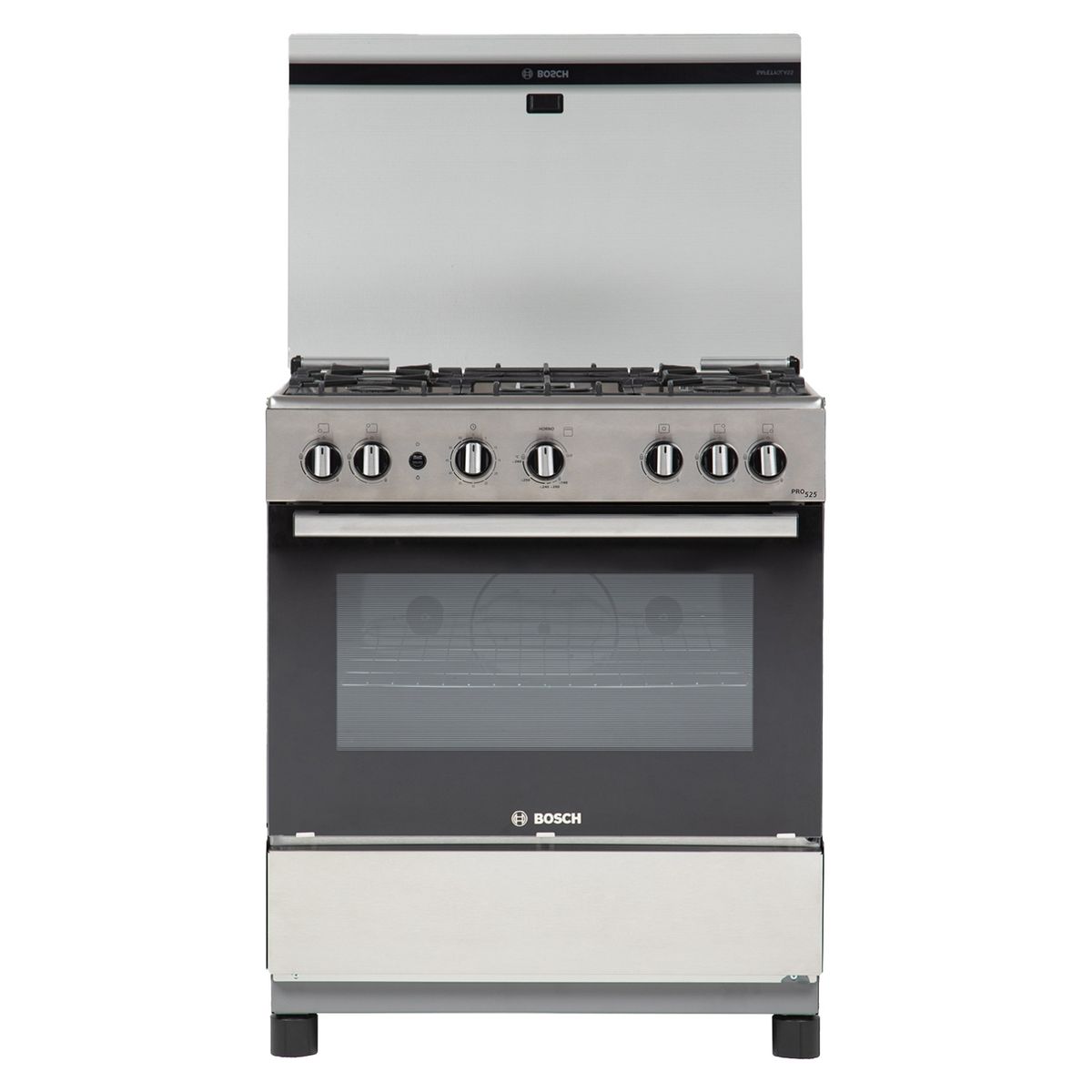 BOSCH - Cocina 5 Quemadores Horno De 84.5 Lt Con Grill Gas Licuado Hsk45I20Se Bosch