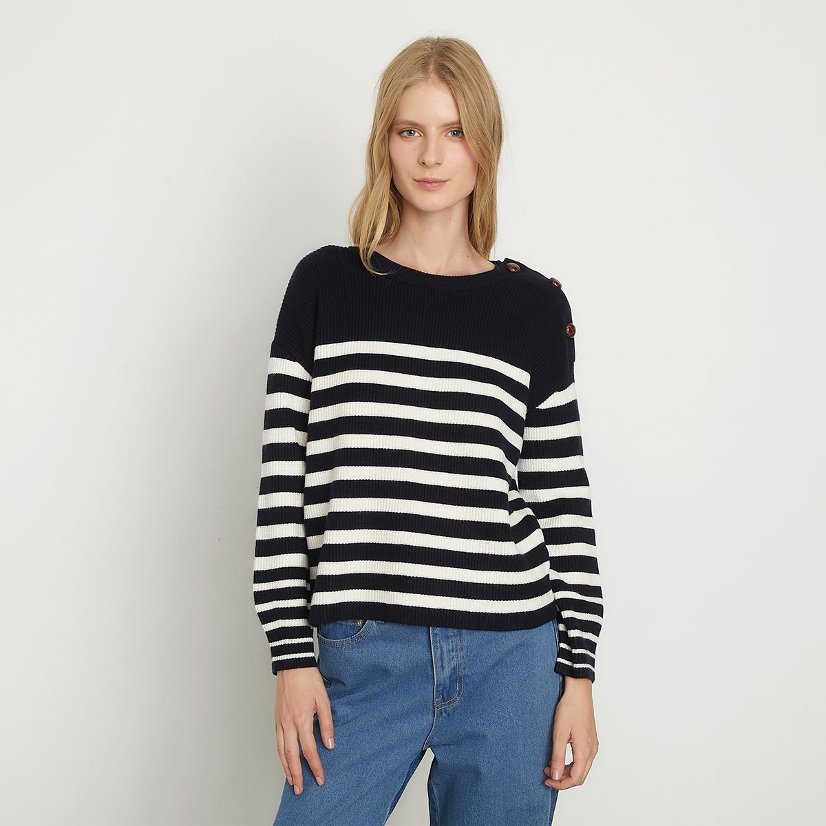 MAISON 123 - Sweater Manga Larga Mujer 123