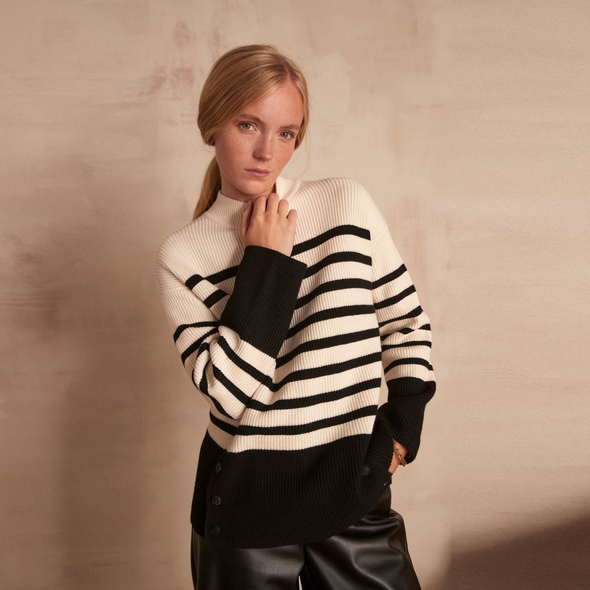 MAISON 123 - Sweater Manga Larga Mujer 123