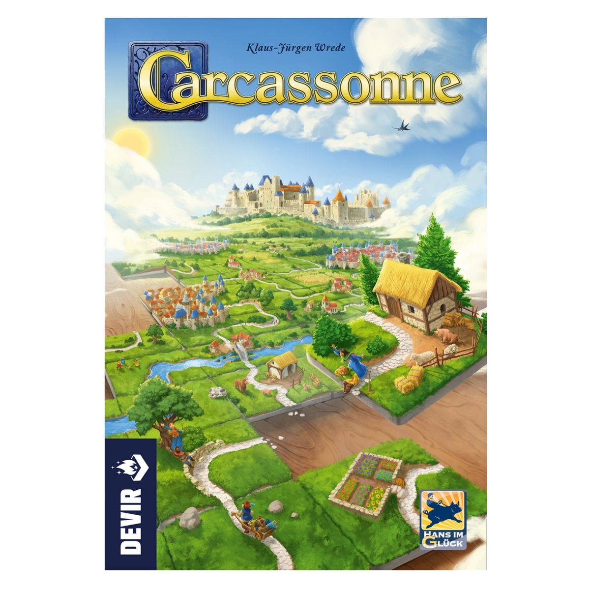 DEVIR - Juego de Mesa Jdm Carcassonne Basico (2Da Edición)