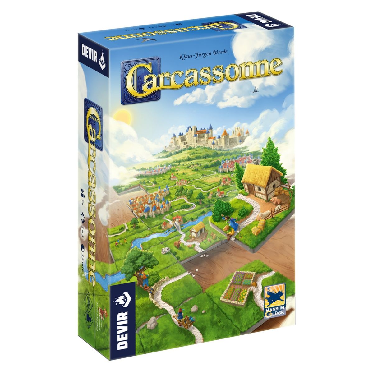 DEVIR - Juego de Mesa Jdm Carcassonne Basico (2Da Edición)