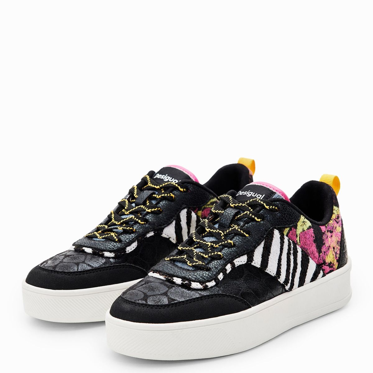 DESIGUAL - Zapatilla Urbana Mujer Negro Desigual