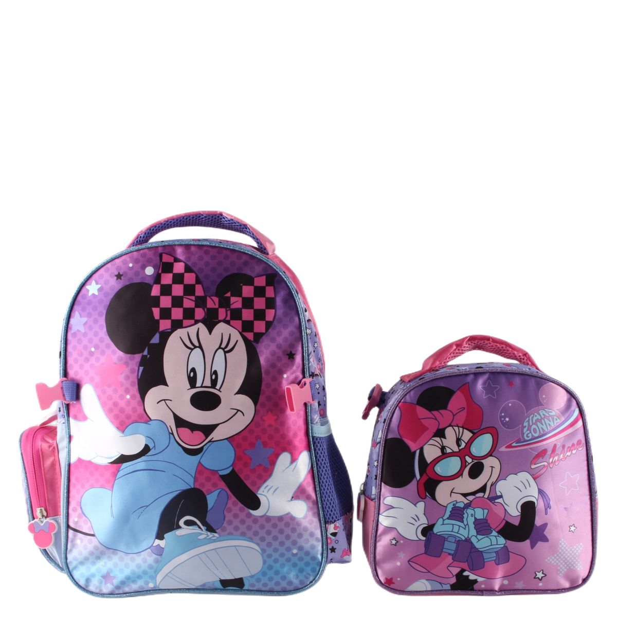 MINNIE - Set Mochila + Lonchera Niña Minnie