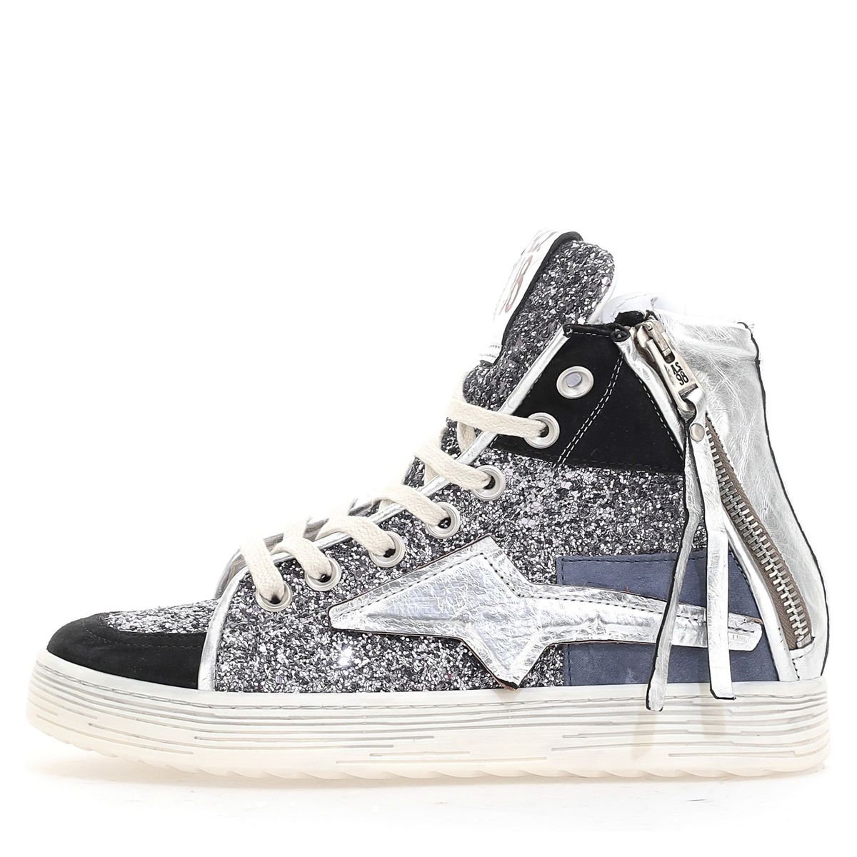 AS 98 - Zapatilla Urbana Mujer Cuero Gris As 98