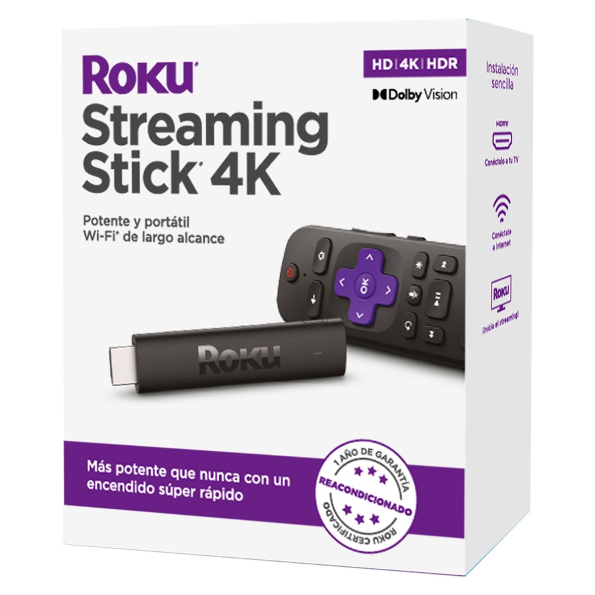 ROKU - Stick 4K Reacondicionado Roku