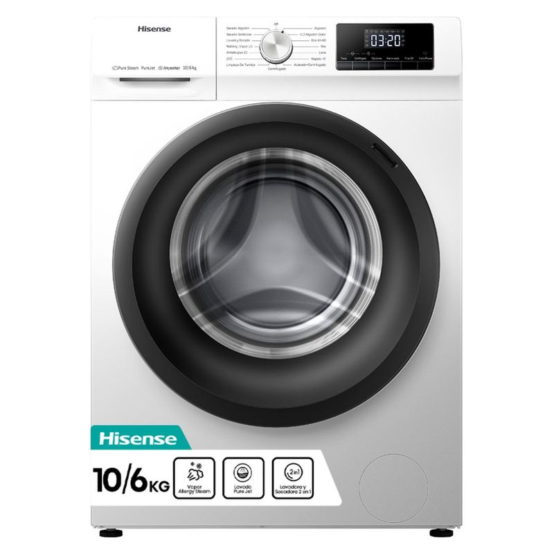 HISENSE - Lavadora-Secadora 10 Kg/6 Kg Wd3Q1042Bw Hisense