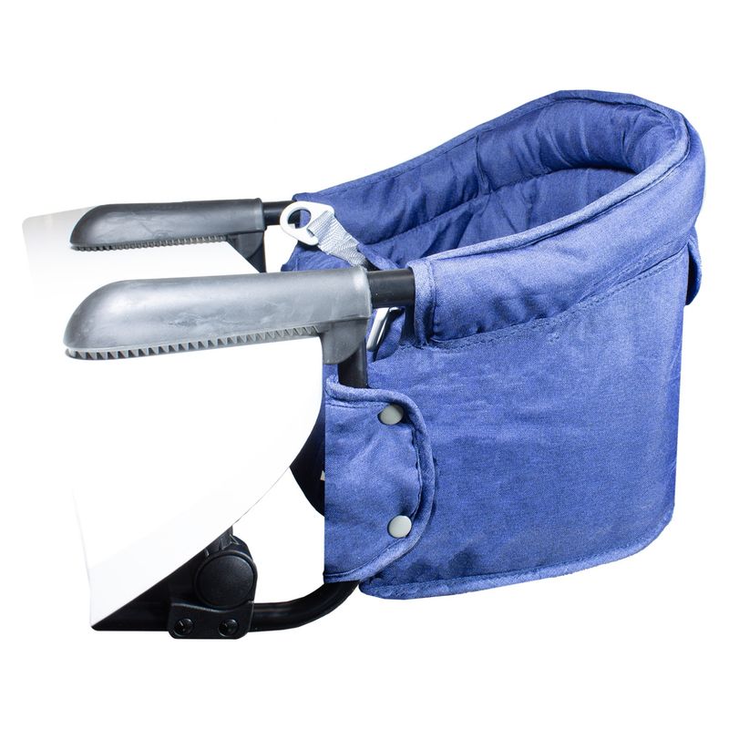 BEBESIT - Silla de Comer Eat & Bear Sujeción de Mesa Portable Azul Bebesit