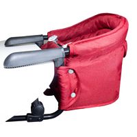 Silla De Comer Eat Bear Roja Portatil