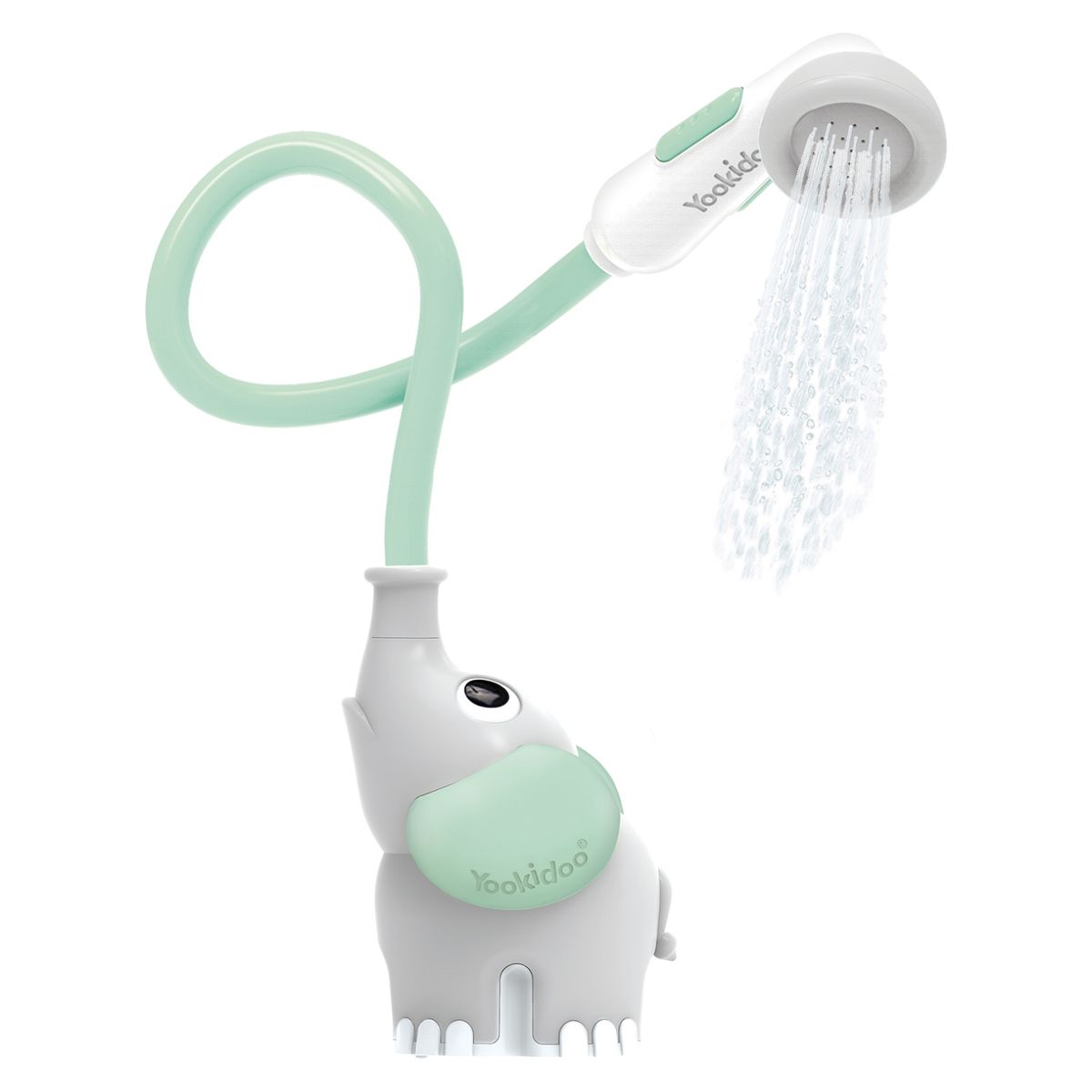 YOOKIDOO - Elefante Ducha Interactivo Turquesa Yookidoo