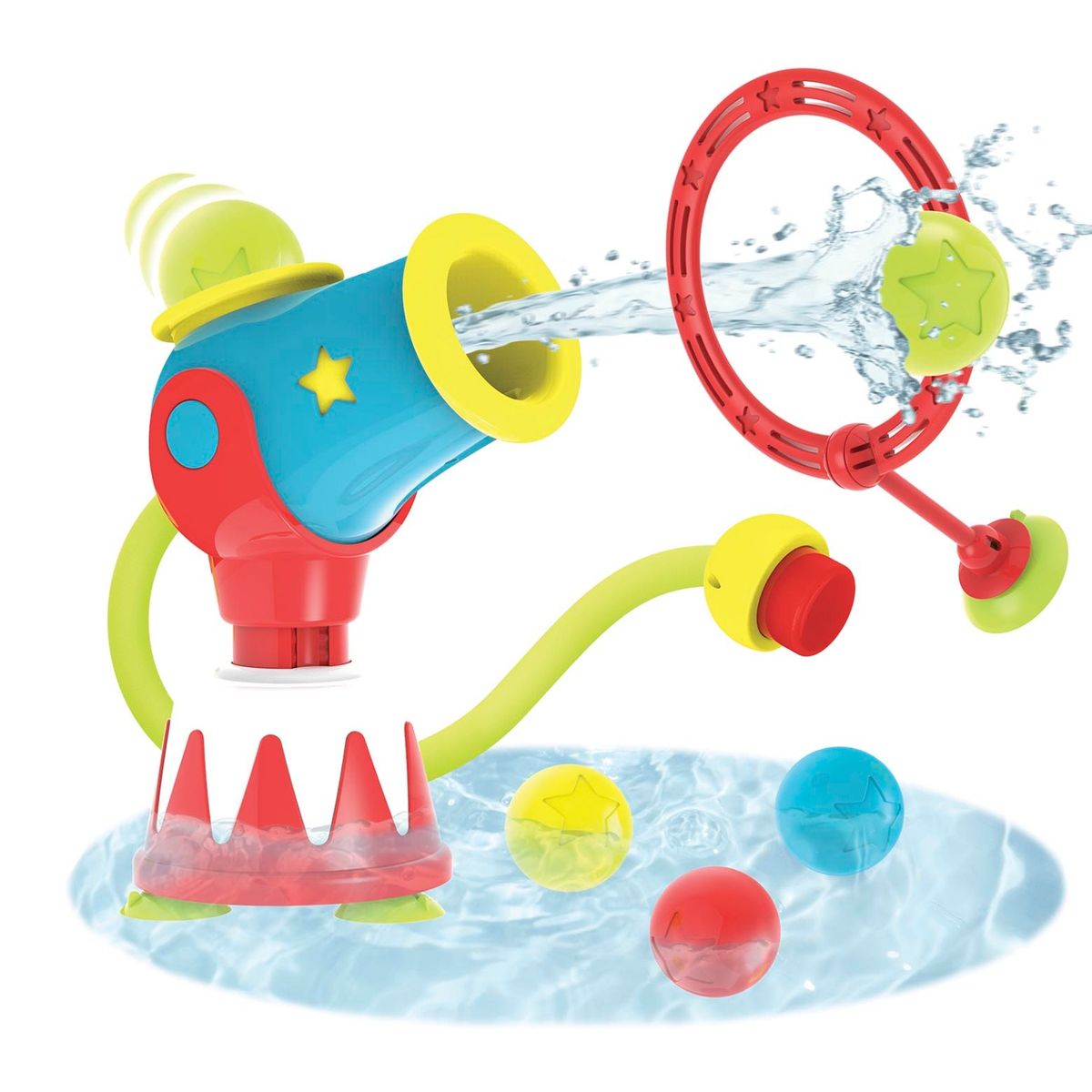 YOOKIDOO - Juego de Baño Grifo Lanzapelotas Yookidoo