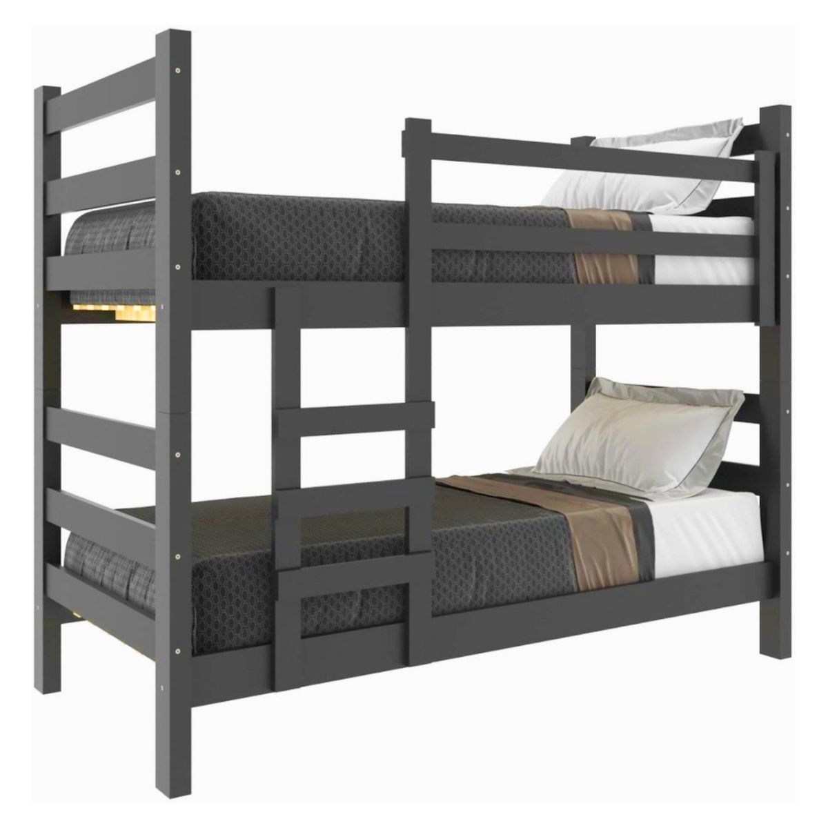 BE DESIGN - Camarote Essenciale Cr Negro Escalera Be Design