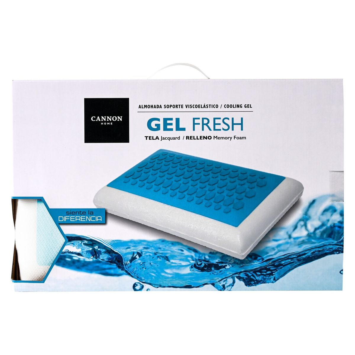 CANNON - Almohada Viscoelastica Gel Fresh 1 Plaza