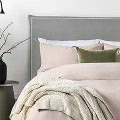 ELEMENTS & CO - Respaldo Pestaña Plomo 1.5 Plazas