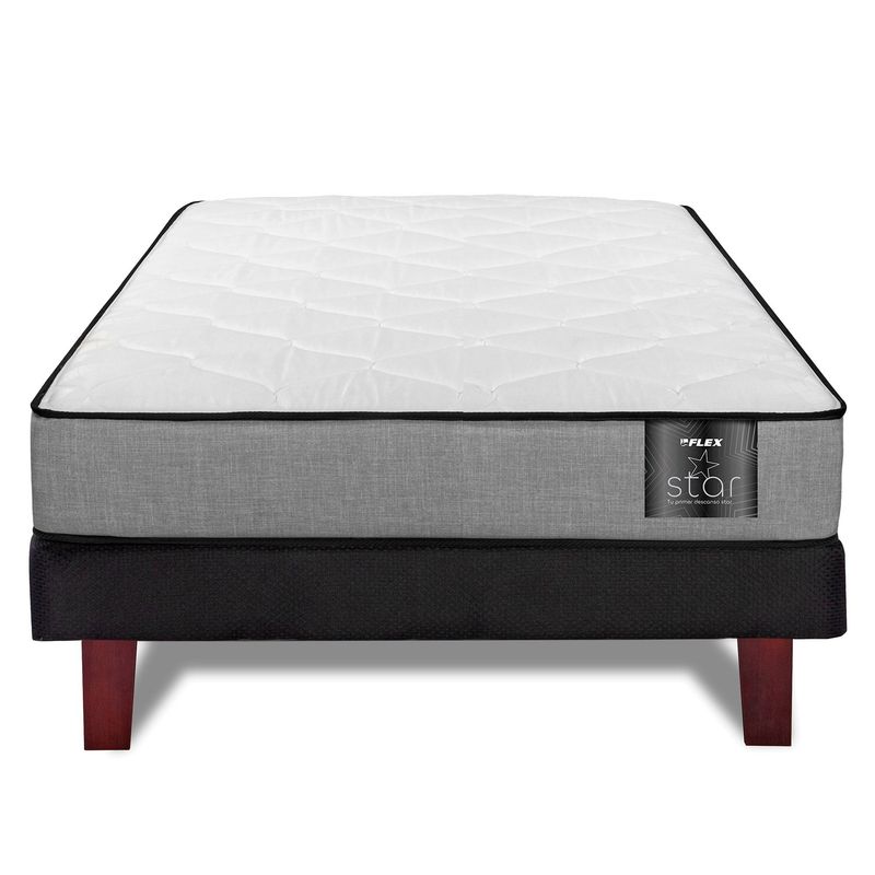FLEX - Cama Europea Flat Star 1.5 Plazas X 2.00Mt Flex