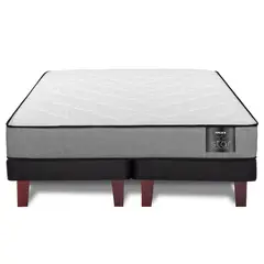 FLEX - Cama Europea Flat Black Star 2 Plazas Base Dividida&nbsp;Flex