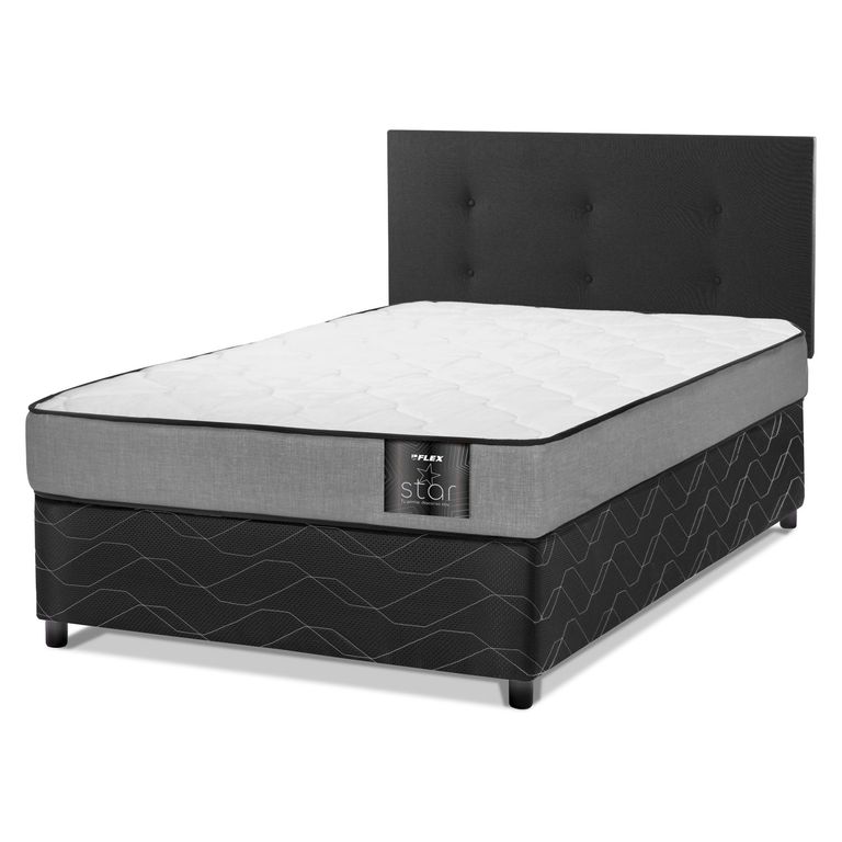 Cama Americana Star 1 Plaza + Respaldo