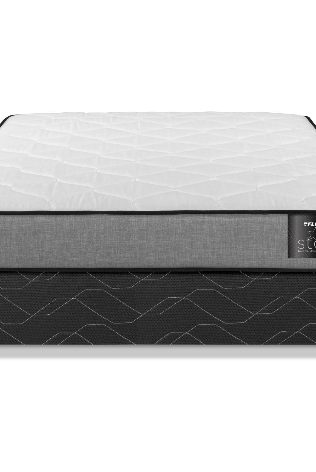 FLEX - Cama Americana Star 2 Plazas X 1.90Mt Base Normal Flex