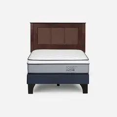 ROSEN - Cama Europea Indie 1.5 Plazas + Respaldo