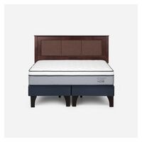 Cama Europea Indie 2 Plazas + Respaldo