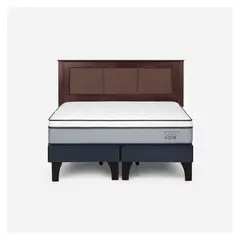 ROSEN - Cama Europea Indie 2 Plazas + Respaldo