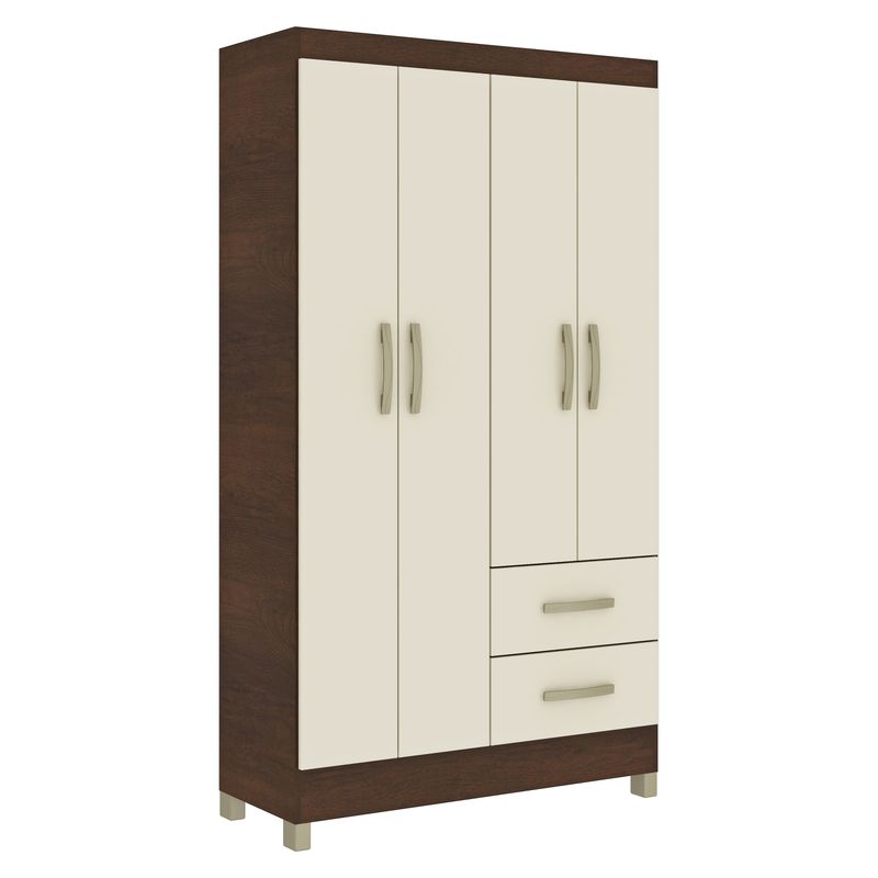 MOBILFRANK - Closet 4 Puertas 2 Cajones Rp142Ruch Mobilfrank