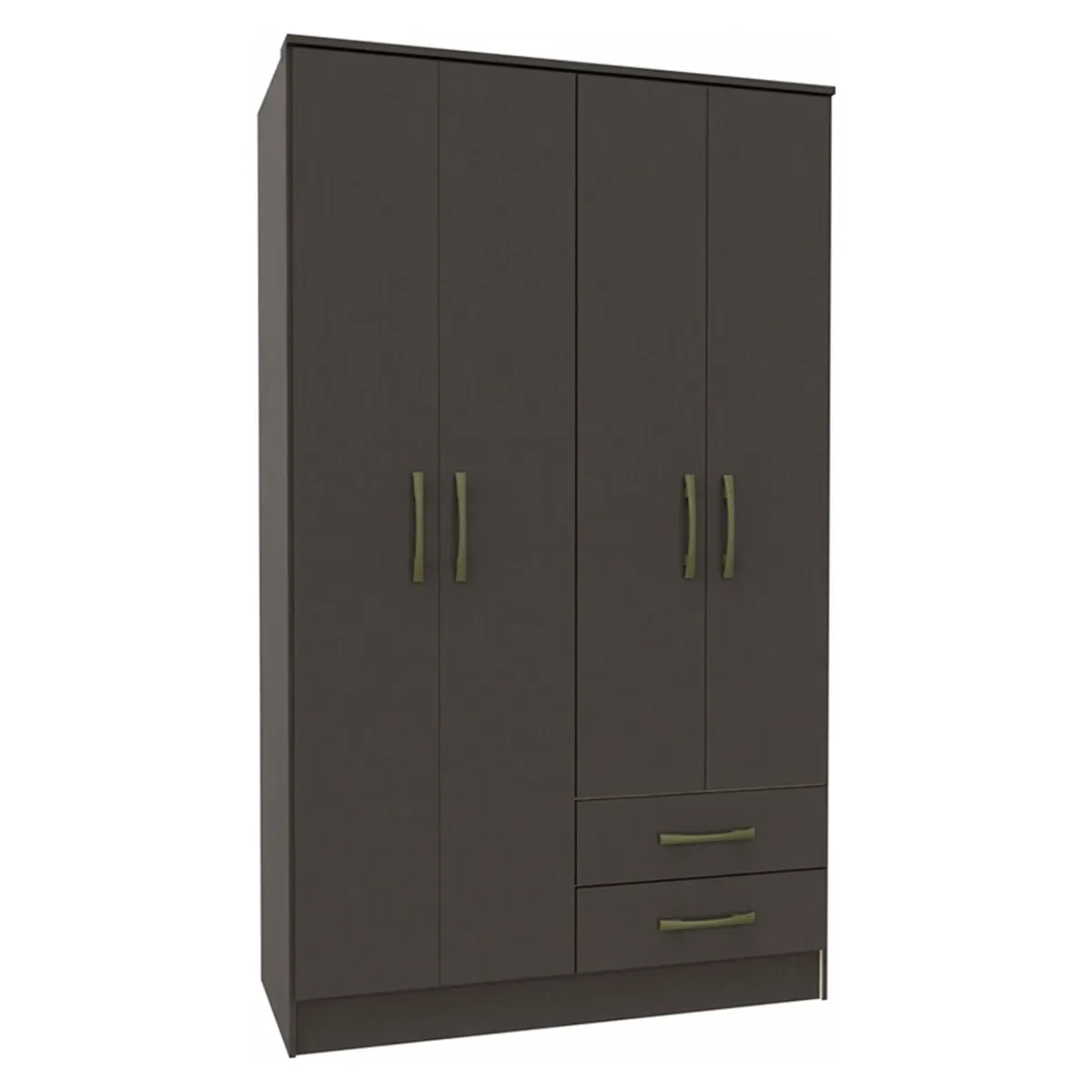 VEKKAHOME - Clóset Pequim 4 Puertas 2 Cajones Vekkahome