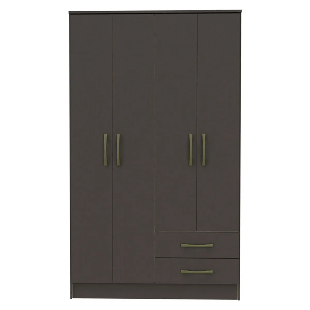 VEKKAHOME - Clóset Pequim 4 Puertas 2 Cajones Vekkahome