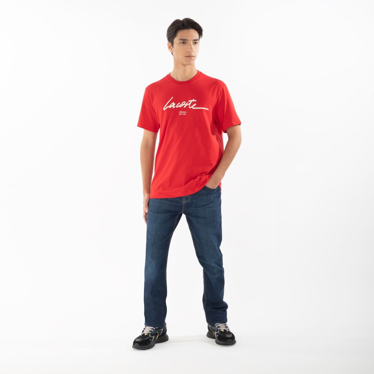 LACOSTE - Polera Hombre Algodón Lacoste