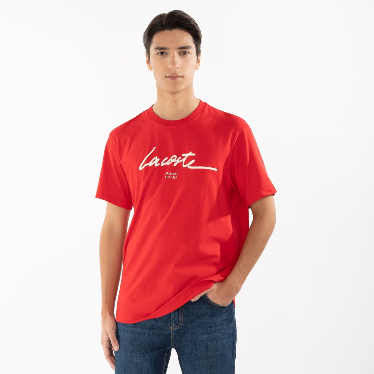 LACOSTE - Polera Hombre Algodón Lacoste