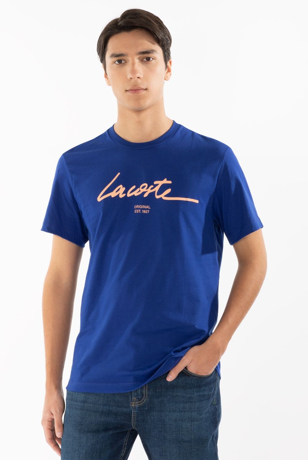 LACOSTE - Polera Hombre Algodón Lacoste