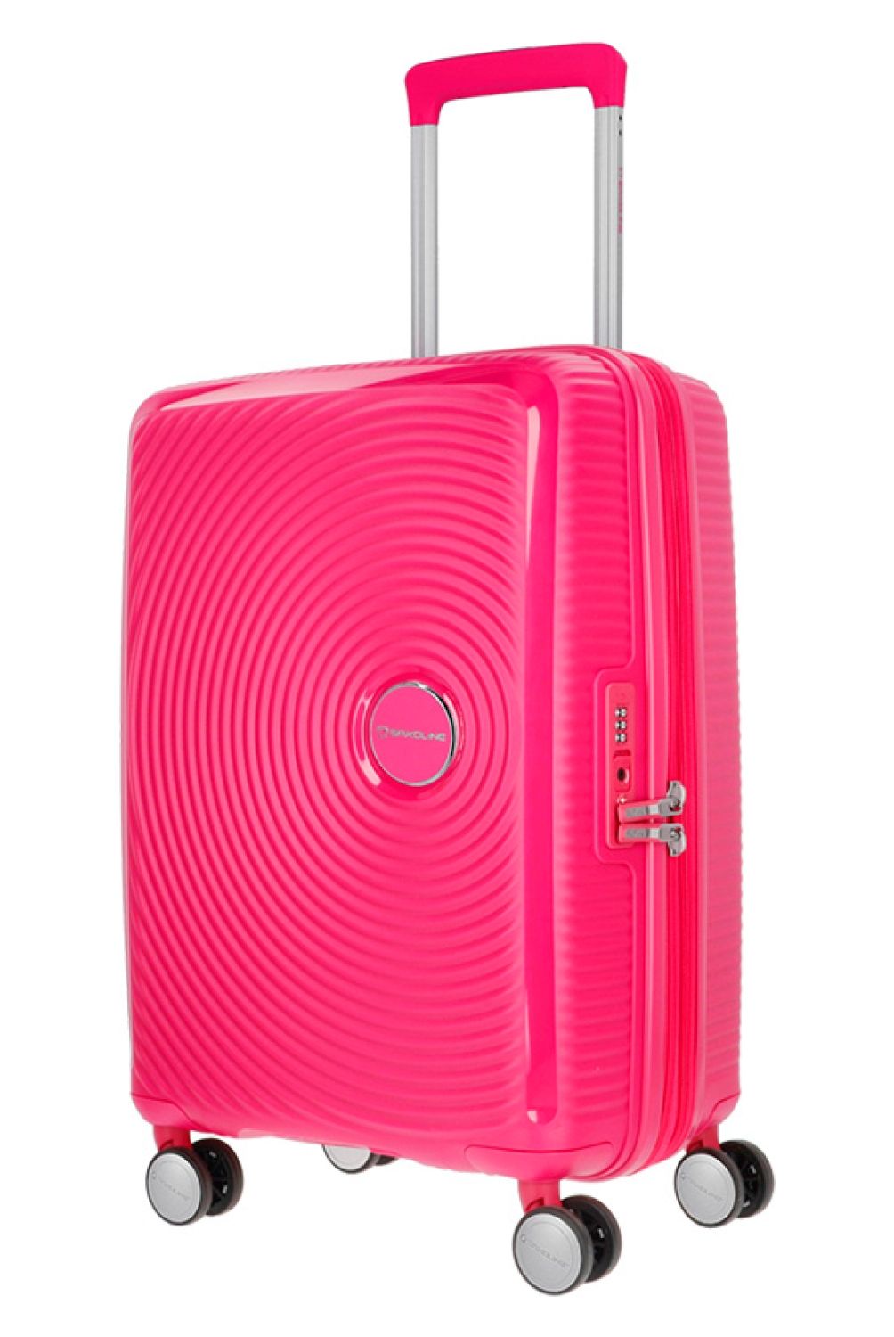 SAXOLINE - Maleta De Cabina Disco  Rosa Saxoline