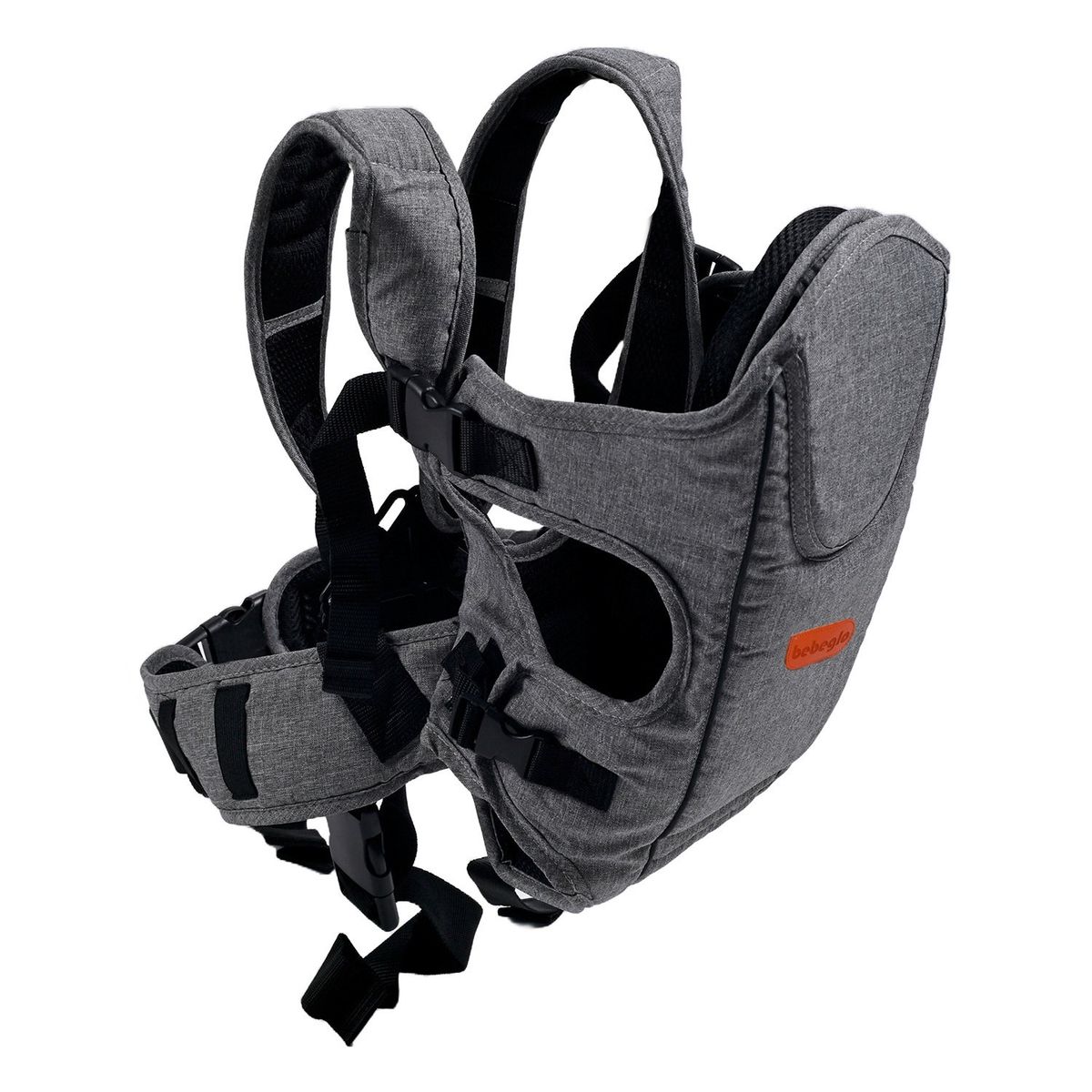 BEBEGLO - Porta Bebé Unisex Gris Bebéglo