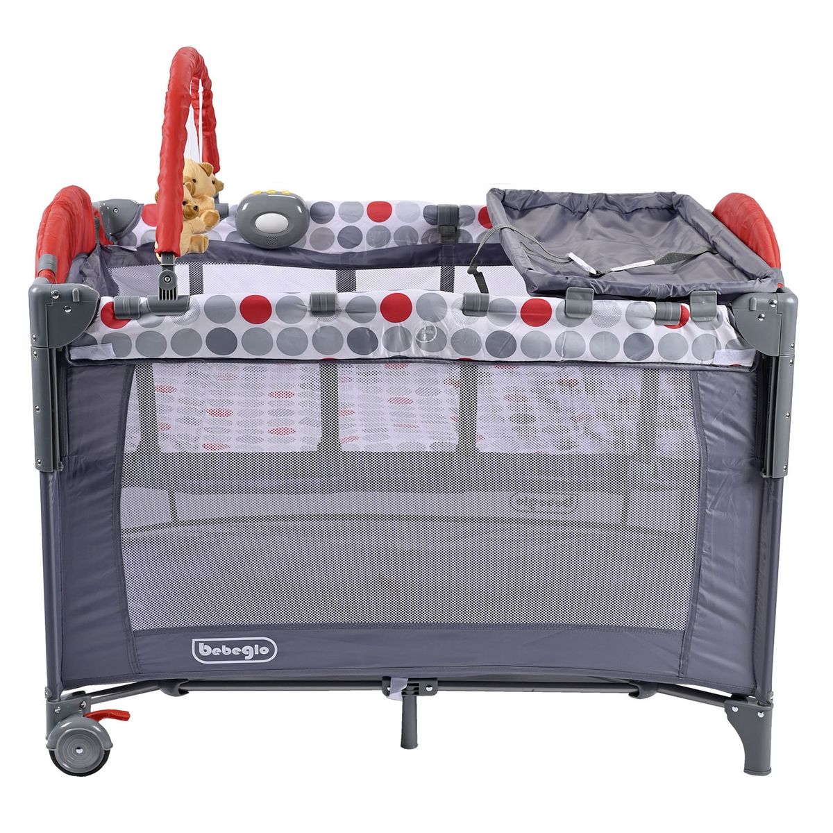 BEBEGLO - Cuna Pack Play Colecho Rojo Bebeglo