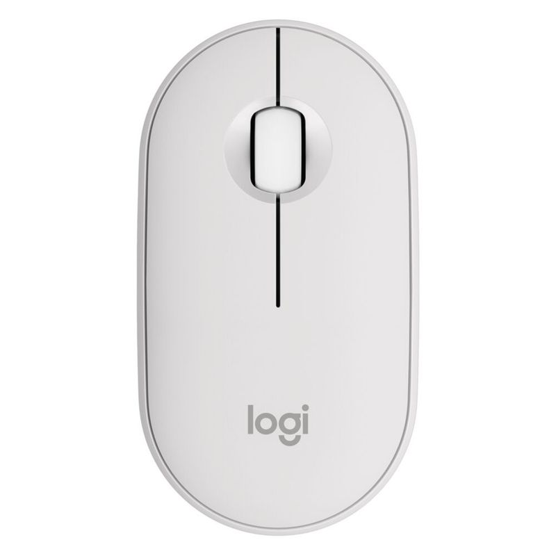 LOGITECH - Mouse M350S Pebble Blanco Logitech