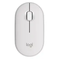 LOGITECH - Mouse M350S Pebble Blanco