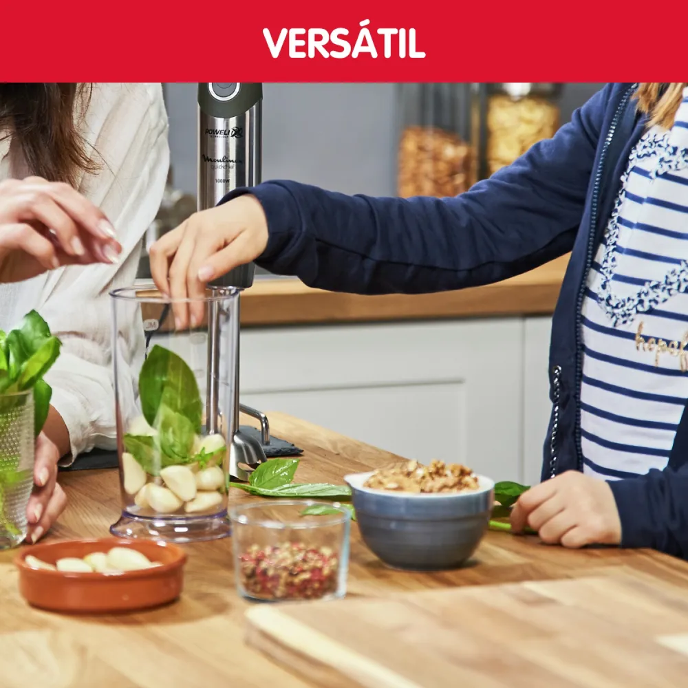 Moulinex Minipimer Quickchef DD655810 Plateado, foto 5