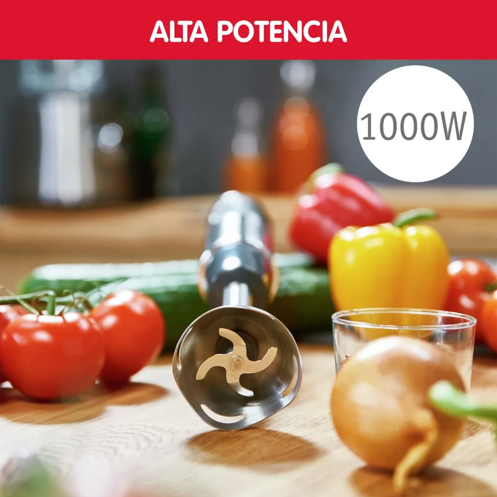 Moulinex Minipimer Quickchef DD655810 Plateado, foto 6