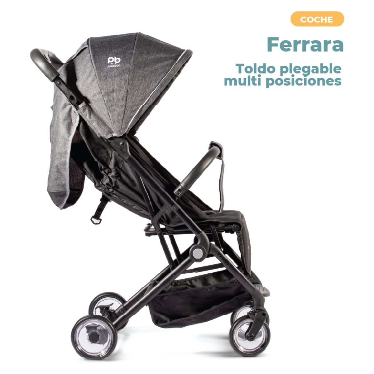 PIKABOO - Coche Compacto Ferrara Gris Pikaboo